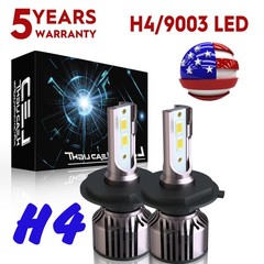Pair High/Low Beam Bright 6000K LED Bulbs for JD Deere 1023E, 1025R,1026R, 2025R