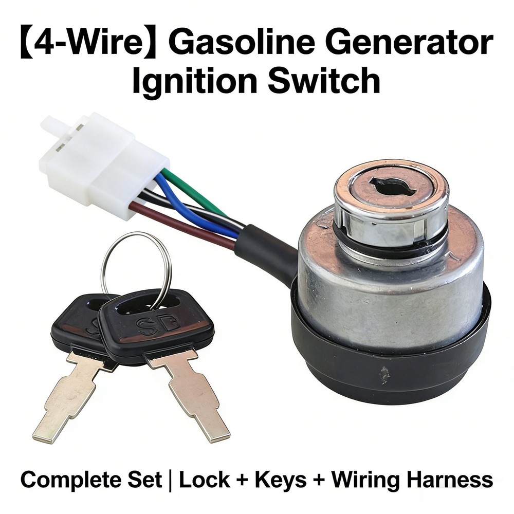 Key Ignition Switch for AGT H15R Mini Excavator Ignition Switch Replacement