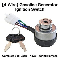 Key Ignition Switch for AGT H15R Mini Excavator Ignition Switch Replacement