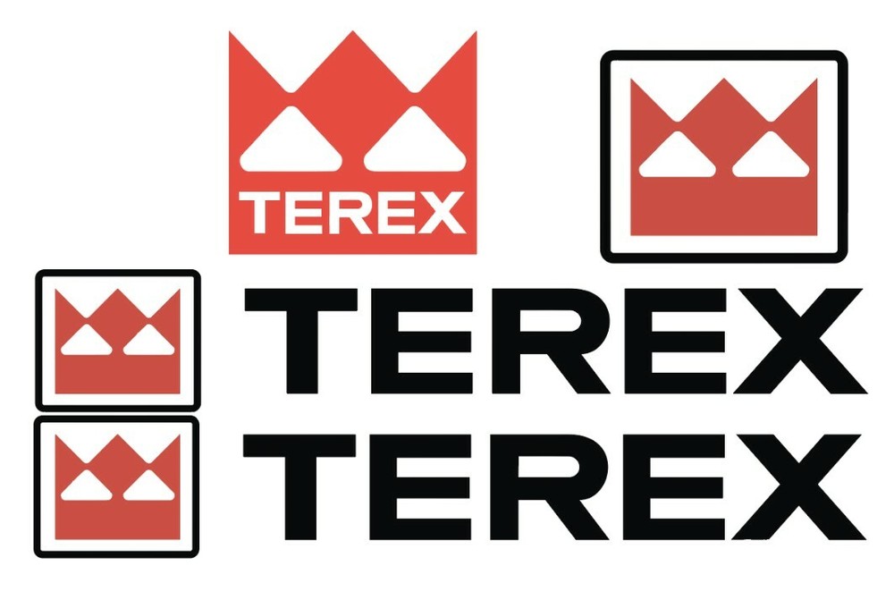 Terex Bucket Truck Decal Sticker – Kit Set Boom Lift Emblem Extendo Scissor