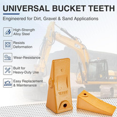 X156L Long Bucket Teeth & 156LPN Long Pins Kit Fits Hensley Style X156 Series