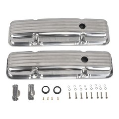 Valve Cover Polished, Fit Ford small Chevy 58-86 short MT039014 (Ban the sale)