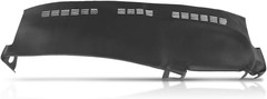 PIT66 TPE Dash Bezel Cover Dashboard, Compatible with Chevy Silverado/GMC Sierra