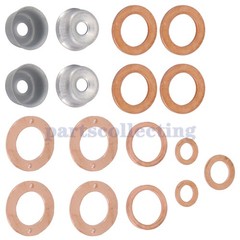 Injector Seal Kit With Heat Shield 19077-53650 Fits Kubota D1105, 3 Cylinder USA
