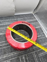 Raymond 1060703/003 Polyurethane Tire 2 X 4.50 X 8 Flat Diamond Thread Red