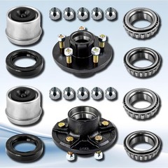 5 Lug Trailer Hub,5 on 4.5” Trailer Hub for 3500 lbs 1-1/16” Trailer Axle, 5 …