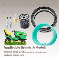 Engine Maintenance Filter Kit for John Deere Tractors & Onan Engines – 16-20 HP