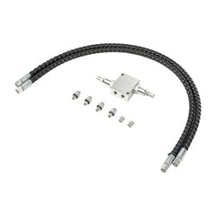 Cushion Valve Kit Complete 1/4 inch Hydraulic M14x1.5 Fitting 2 Hoses Included