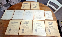 Vintage 1950s J.I. Case Parts Catalogs Planters Balers Rakes Lot of 11