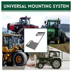 Quick Tach 1/2″ Attachment Mount Plate For Kubota Bobcat Skid Steer Loader