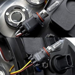2004-2017 Freightliner Columbia Passenger Side Black Halogen Headlight Assembly