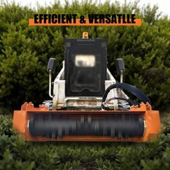 Wolverine 60” Drum Mulcher Forestry Mulcher attachment for Bobcat skid steer