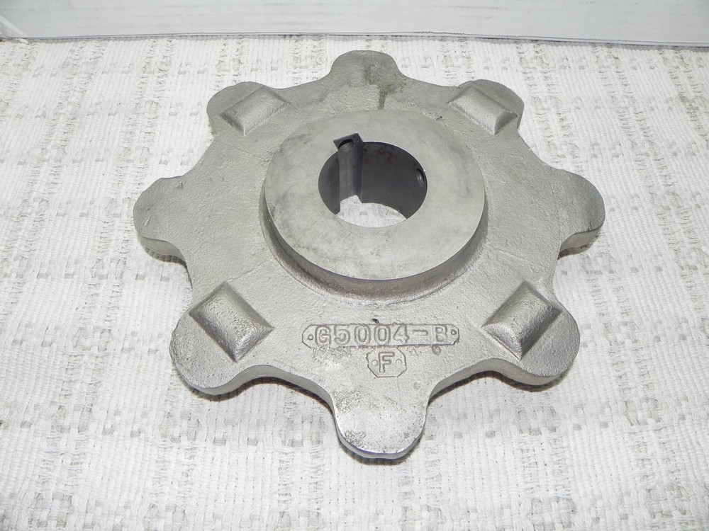 Flory Industries G5004-B Cast Iron 8-Tooth Type B Conveyor Chain Sprocket 2-7/16