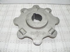 Flory Industries G5004-B Cast Iron 8-Tooth Type B Conveyor Chain Sprocket 2-7/16