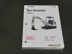 Terex TC35 Mini Excavator Parts Manual Exploded View Diagram Book