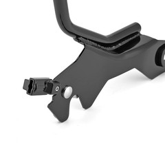 22.25″ One-Piece Passenger Sissy Bar w/Pad Detach Fat Bob 2018-2024 Gloss Black