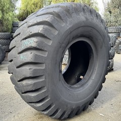 37.25X35 Toyo OTR Tire E-3 L-3 G-3 G18 30-Ply Used 42/32 1-Tread Section, Bias