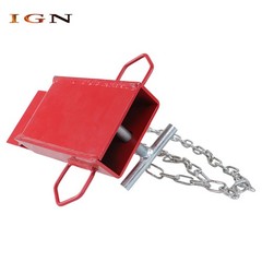 2″ Receiver Forklift Trailer Hitch Attachment Trailer Towing Adapter with Chain