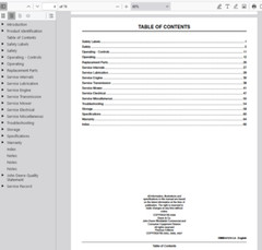 John Deere X500 Multi-Terrain Tractor Owners Operators Manual OMM157372 PDF USB