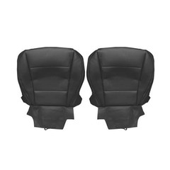Driver & Passenger Perforated Leather Seat Cover Black Subaru Outback 2015-2019