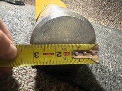 Linkage Pin Heavy Equipment 077241 Heavy Duty Silver Yellow 9″ x 4″ x 3″