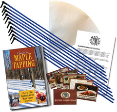 Maple Syrup Tree Tapping Kit – (10) Spiles + (10) 3′ Tubes + (1) 1 QT Maple Sap