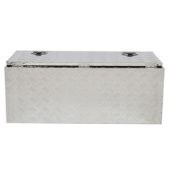 42″ Aluminum Under Body Toolbox 5 Bar Tread Silver