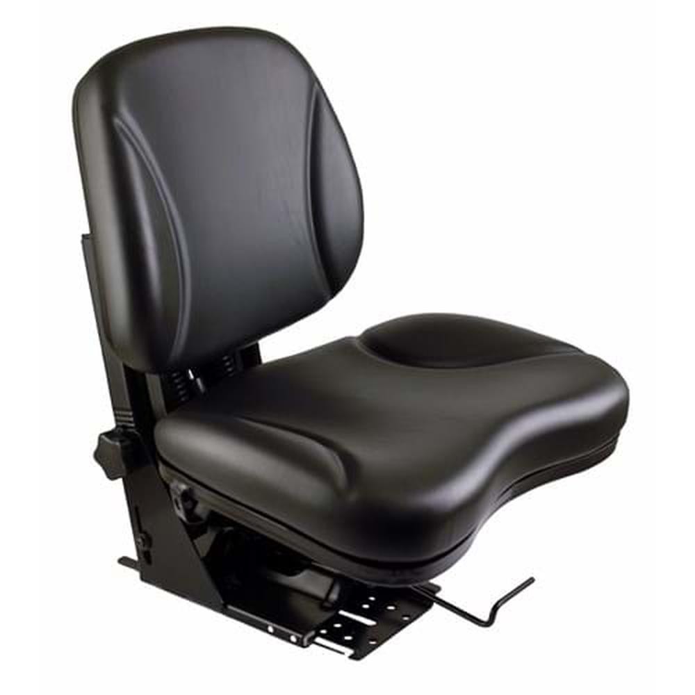 Sears Low Back Seat, Black Vinyl w/ Mechanical Suspension Fits Ford
