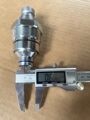 MALE FLAT FACE HYDRAULIC QUICK COUPLER BLOCK CARTRIDGE, Part #7246799