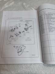 CAT Forklift Parts Manual 4G63 4G64 Gasoline Engine MPN 98715-40050