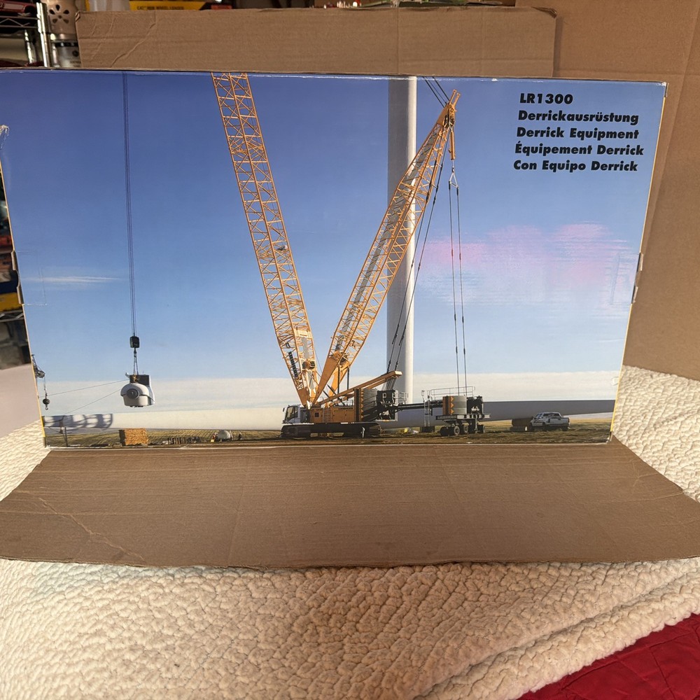 Liebherr LR 1300 Crane Derrick Equipment Made In Germany 1:50 Big Boy Toy USA