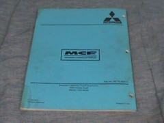 Mitsubishi Forklift OEM Parts List GAS ENGINES 4G63 4G64 FG/FGC Series LQQK