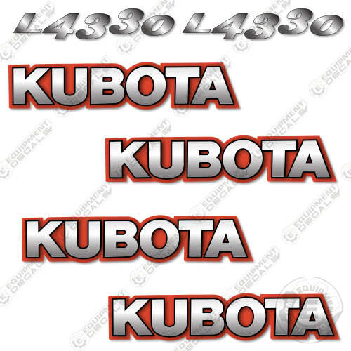 Fits Kubota L4330 Decal Kit Tractor Decals – 3M VINYL Aftermarket Sticker Set!
