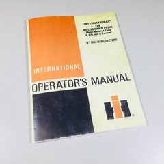 International Ih 720 Moldboard Plow Owners Operators Manual 4 5 6 Furrow Adjust
