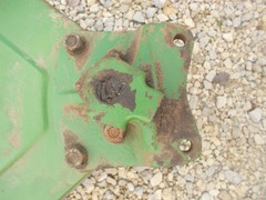 John Deere Planter INCREDIBLY NICE insecticide box w/ lid AWESOME JD 4 leg deer
