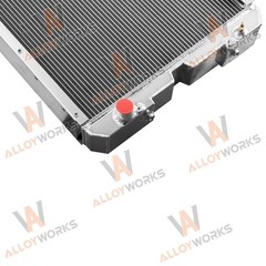 2485B275 Aluminum Cooling Radiator with Cap Fits Perkins 3.1524 D3.152