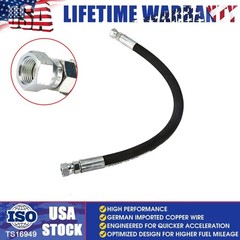 High Pressure 3/8″ Hydraulic Hose Assembly #6 JIC Female 4800PSI – 18″
