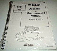 Bobcat Hand Tool Rac Remote Control Operation & Maintenance Manual OEM NOS! 2002
