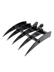 Alloy Steel Rake Attachment For Mini Excavators Excavator Small Digger R1