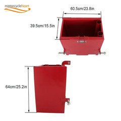 3 Point Hitch Ballast Box Counterweight for Cat 1 Cat-1 Skid Steer Tractor 800lb