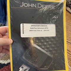 JOHN DEERE AutoTrac Universal (ATU) Operators Manuals, English, French, Spanish