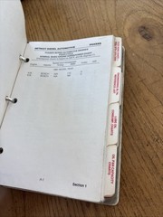 Detroit Diesel Field Service Technical Data Manual Book, 6SE266