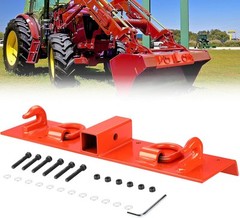 Compact Tractor Bolt on Grab Hooks & D Rings & 2″ Receiver For John Deere 1025R