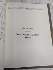 CLYDE IRON WORKS DUPLICATE PARTS FOR HOISTS SERIAL NO 7953 CATALOG MANUAL LIST