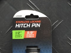 TowSmart 2.75 in. Stainless Barrel Style Receiver Hitch Pin Lock with Sleeve