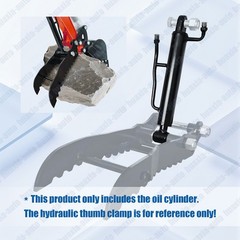 Mini excavator single-hole thumb clamp oil cylinder replacement part, brand new