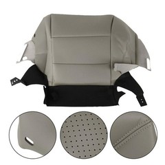 Driver Side Bottom Seat Cover Gray Leather Replacement for 2013-2017 Accord