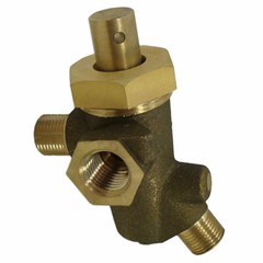 3 WAY FUEL VALVE A B D H AR G BRASS John Deere ALL FUEL JD 660