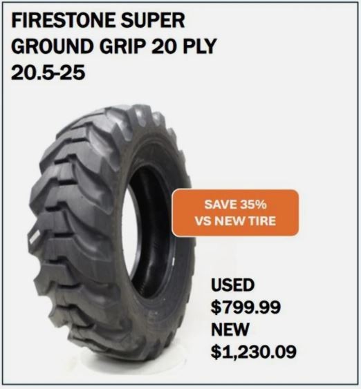 20.5-25 FIRESTONE SUPER GROUND GRIP #5010