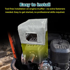 Muffler Blanket Fit for Chinese Mini Excavator Skid Steer Rato 420Cc Predator –